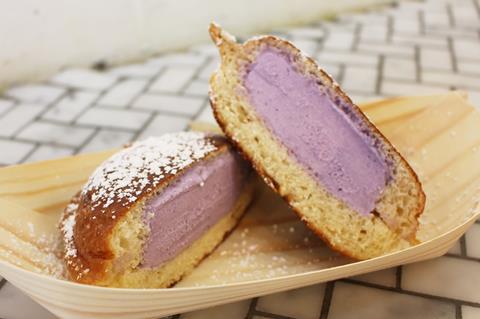 Ube bilog at Mamasons