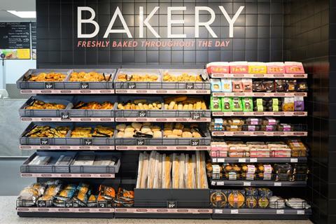 Co-op Wholesale - In-store bakery fixture at the recently refurbished Proudfoot store in Newby, Scarborough