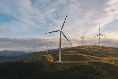 A windfarm in Scotland
