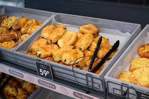 Co-op Wholesale - In-store bakery offerings at the recently refurbished Proudfoot store in Newby, Scarborough - 2100x1400