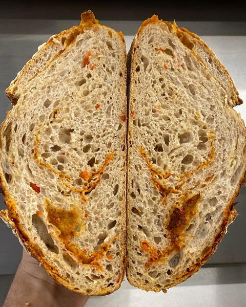 Sourdough Dave - Vintage Cheddar, Jalapeño, and N’duja Loaf - 1200x1400