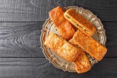 Pain Suisse on a tray