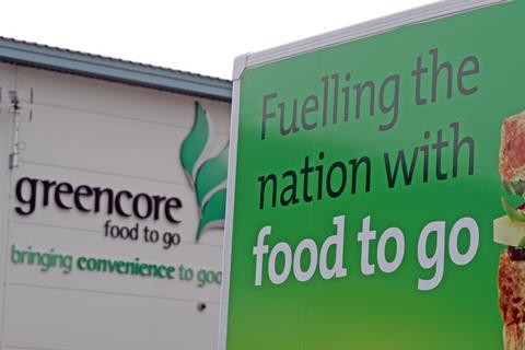 Greencore's factory and food-to-go delivery vehicle