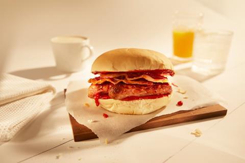 Cooplands breakfast sandwich
