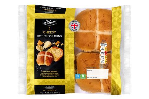 Lidl cheesy hot cross bun