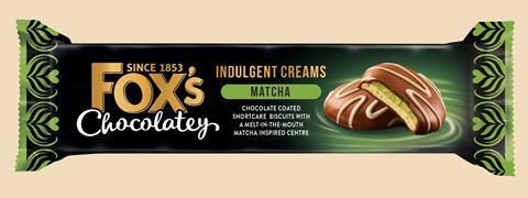 Fox’s Burton’s Companies - Fox’s Chocolately Matcha Indulgent Creams