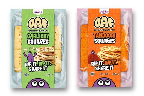 OAF Garlicky and Tandoori squares