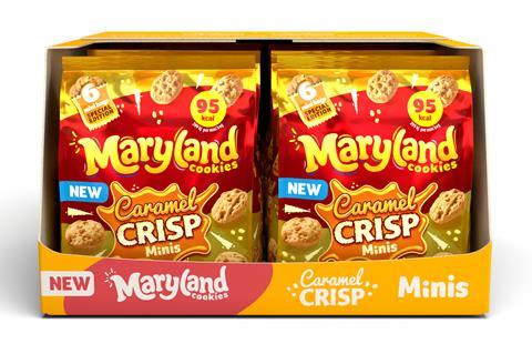 Maryland Caramel Crisp Minis in packaging
