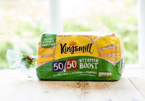 Kingsmill Boost in packaging