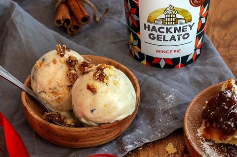 Hackney Gelato Mince Pie will be sold via Ocado this Christmas