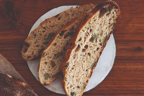 Arôme Green Olive, Wild Garlic & Fresh Herb Sourdough