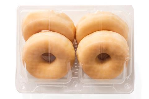 Dawn Non sticky donut glaze in clamshell