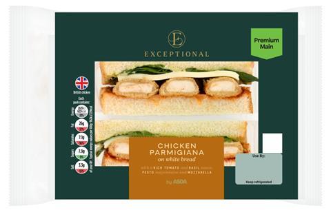 Asda Exceptional Meal Deal Sandwich
