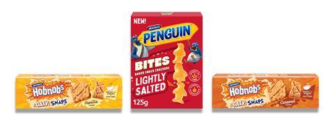Pladis - Healthier snacks including Hobnob Oaty Snaps and Lightly Salted Penguin Bites - 2100x100