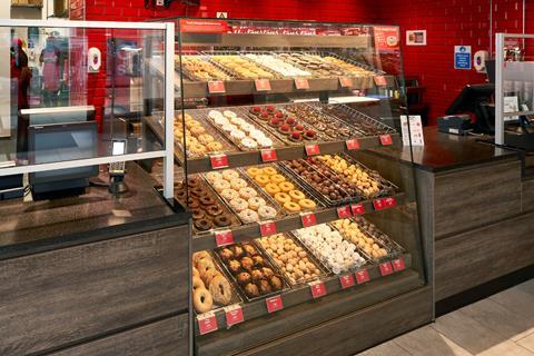 Tim Hortons - Bakery counter inside store - 2100x1400