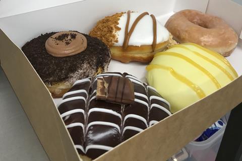 Harry's Handcrafted Donuts in box