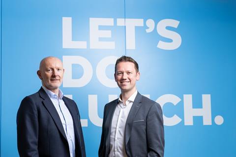 Around Noon - Whiterock CEO Paul Millar (left) and Around Noon CEO Gareth Chambers 2