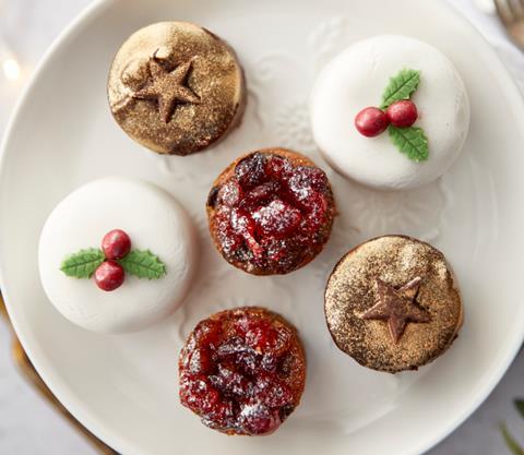 Assorted Mini Xmas Cakes