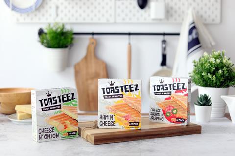 United Food Brands Toasteez snacks
