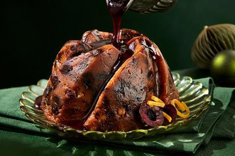 morrisons-the-best-pannettone-christmas-pudding-with-a-black-cherry-sauce (1)