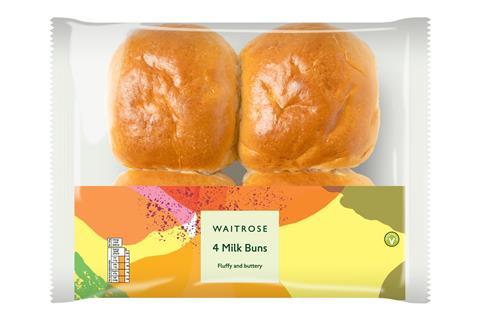 Waitrose - Milk Buns four-pack - 2100x1400