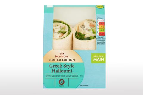 Morrisons Limited Edition Greek Style Halloumi Wrap