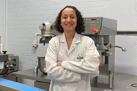 Gaelle Fargues in the ADM Milling lab