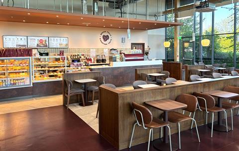 Costa Coffee's new store in Leicester North Sainsbury's