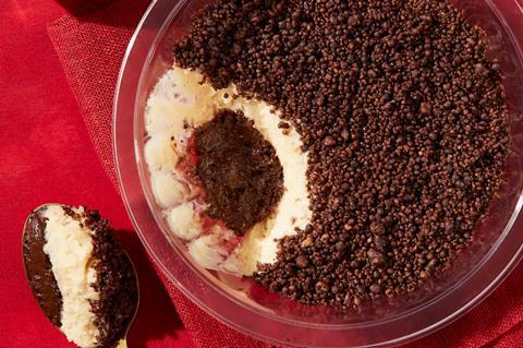 Morrisons Vegan Chocolate and Salted Caramel Cheesecake