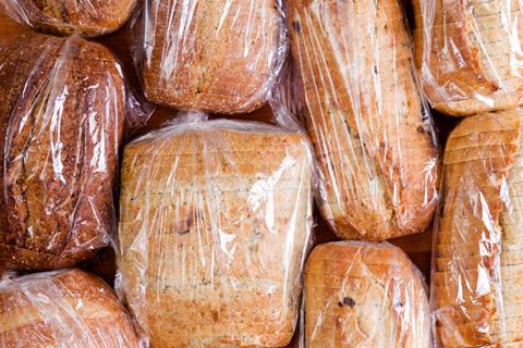 Bread in packaging