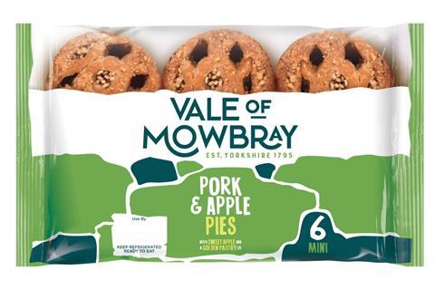 Mini Pork & Apple Pies 6 Pack Render