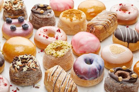 Dum Dum Donuts - Selection of croissant and baked doughnuts - 2100x1400