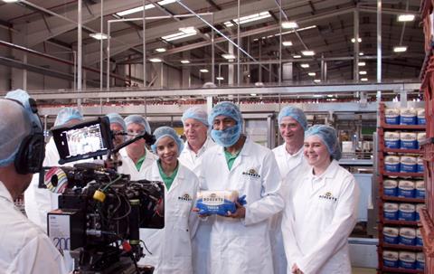 Roberts Bakery staff at its Northwich site are filmed for a TV ad as part of the Back to our Best campaign 1322x843 new