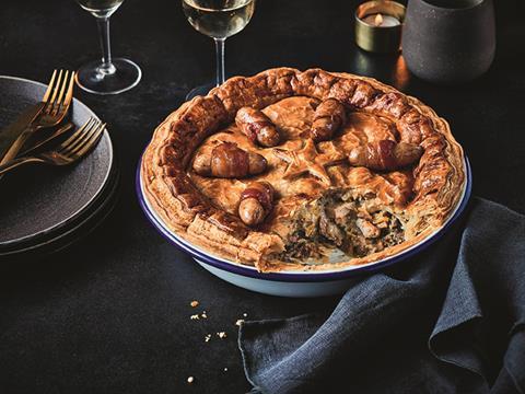 Turkey & stuffing Pie £50 1.4kg