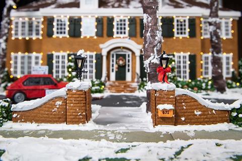 the Home Alone-inspired set features the McCallister family home in the suburbs of Chicago
