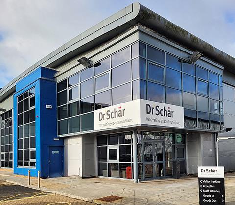 Dr. Schär - The external facade of Dr. Schär UK's manufacturing site in Glasgow - 650x570