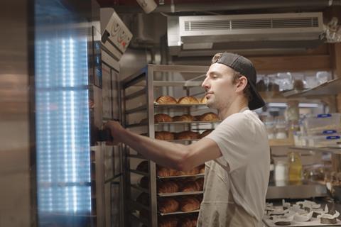 Gail's - Worker bakes off croissants at a store - 2100x1400