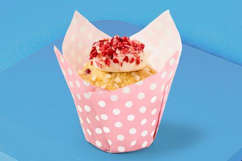 Greggs - Strawberries and cream muffin