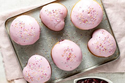 Essentially. Emma Vegan Valentine's Raspberry Donuts