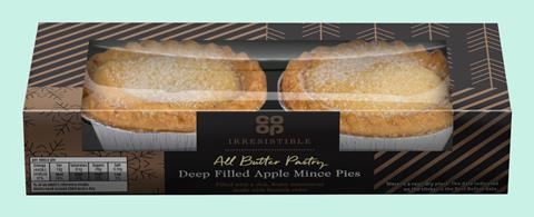 Apple Mince Pies - Co-op Christmas 2023 range 2100x855