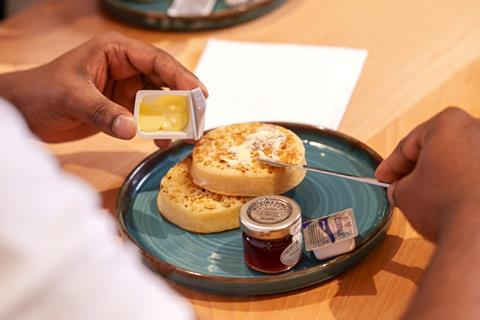 Free Warburtons crumpets at Morrisons Cafes