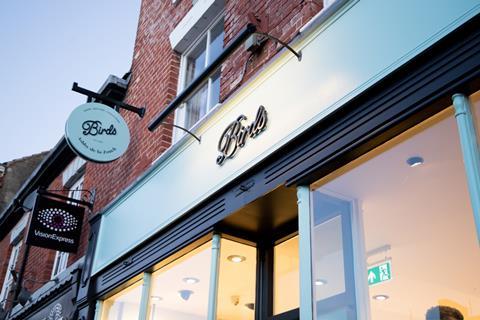 Birds Bakery new branding sign