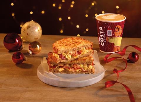 Bacon Mac & Cheese Toastie from Costa