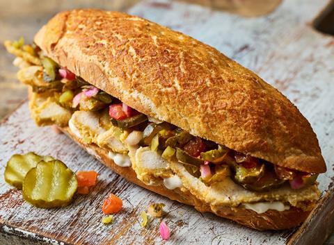 Co-op - Southern Fried Chicken & Pickle Sub Roll - 2100x1548