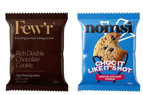 Nomsi Choc Chip Packaging