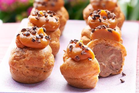 Irresistible Salted Caramel Profiteroles