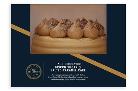 M&S Collection Brown Sugar and Salted Caramel Cake