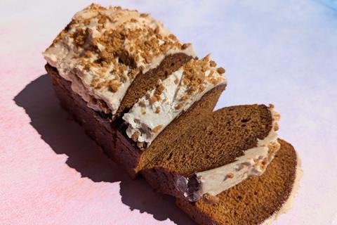 Costa Coffee, Gingernut Loaf Cake  sliced down  2100x1400