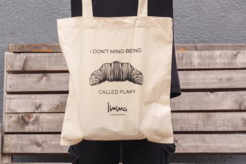 Imma the Bakery branded tote bag