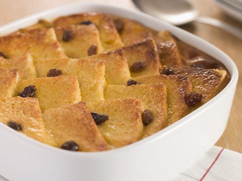 Bread and butter pudding